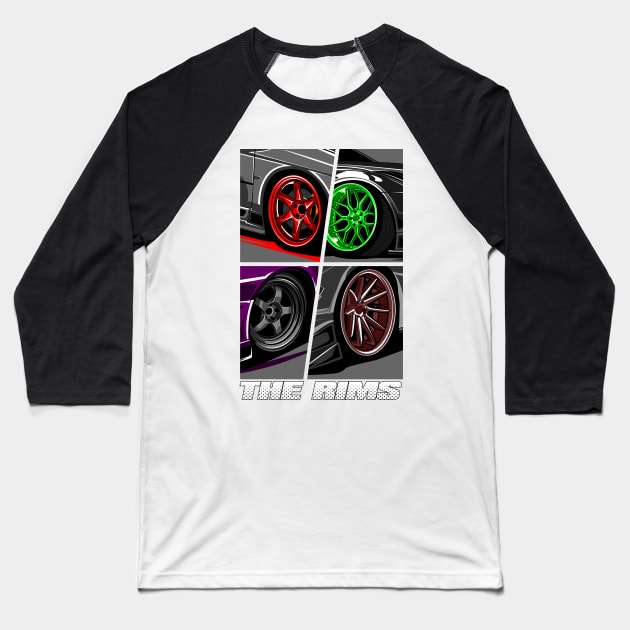 The Rims 2 Baseball T-Shirt by aredie19